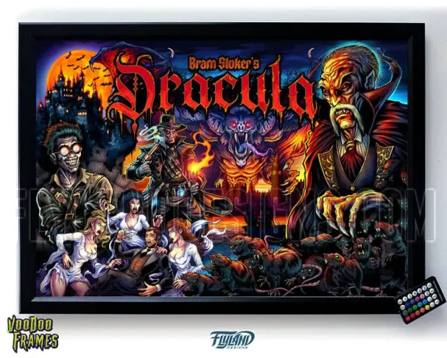 FlylLand Designs Dracula translite + Voodoo LED-ram bundle