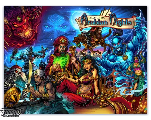 FlylLand Designs Tales of the Arabian Nights tryck 46x61cm