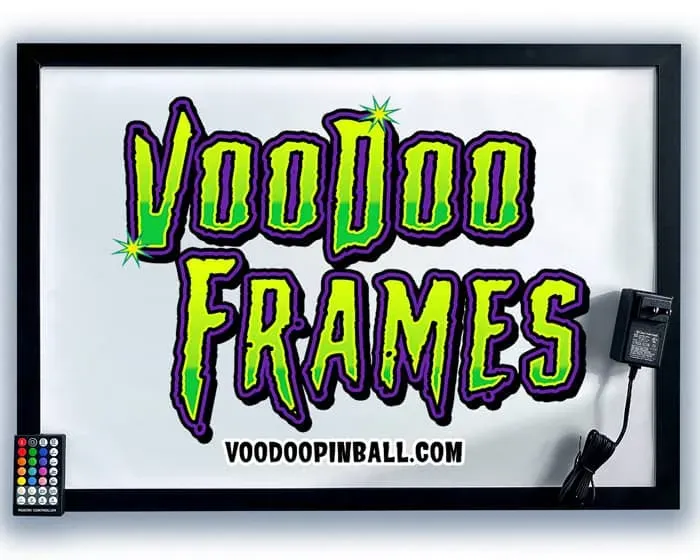 FlylLand Designs VooDoo LED-ram RGB vit fjärrkontroll