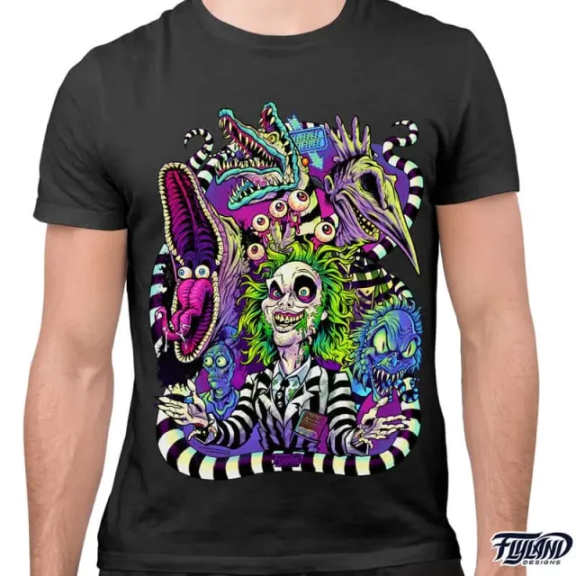 FlylLand Designs Beetlejuice t-shirt klassisk bomull