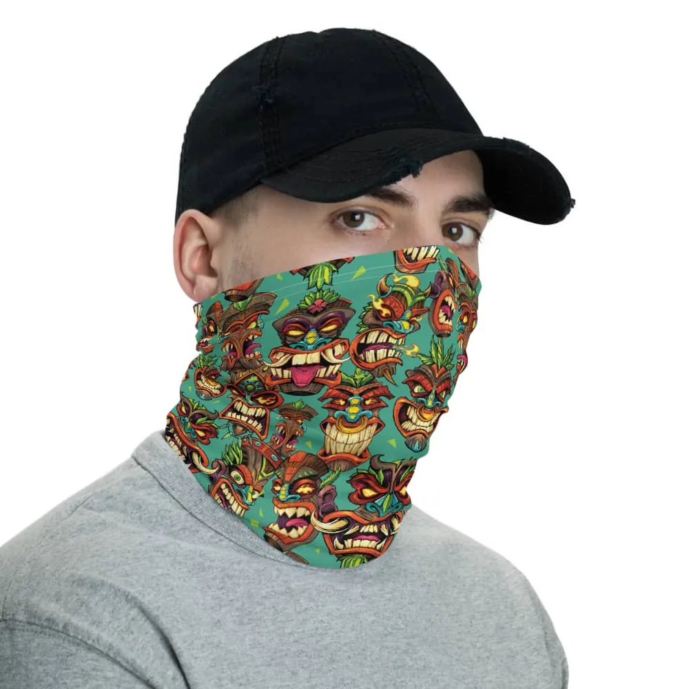FlylLand Designs Tiki Head buff halsduk multifunktionell