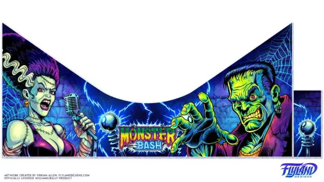 FlylLand Designs Monster Bash magnetdekal till flipper