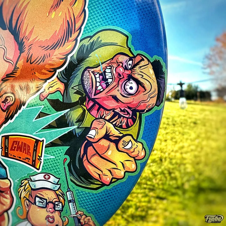 Discraft Buzzz discgolfdisc Beavis Butt-Head 177+ g