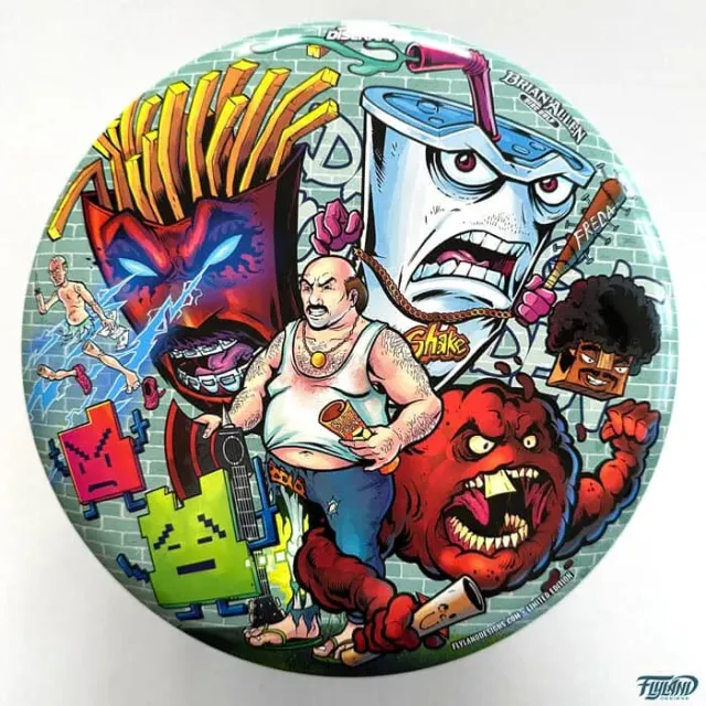 FlylLand Designs Aqua Teen Hunger Force Tribute discgolfdisc SuperColor