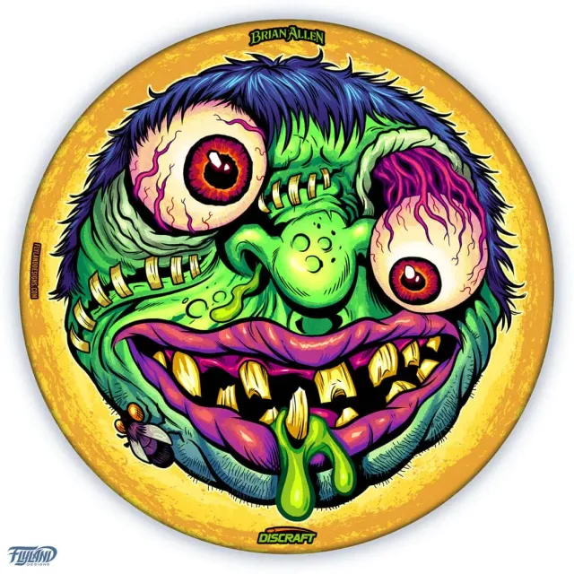 FlylLand Designs Creep Mad Balls Discraft Buzzz midrange numrerad
